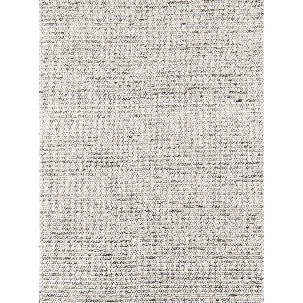 Contemporary Rectangle Area Rug, Ivory, 5' X 7'. Picture 1