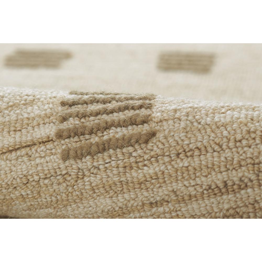 Contemporary Rectangle Area Rug, Beige, 5' X 8'. Picture 4