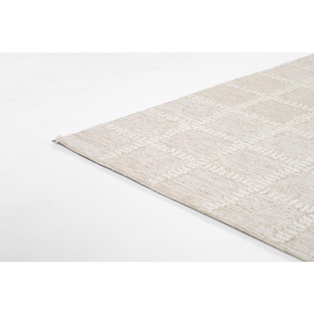 Contemporary Rectangle Area Rug, Beige, 5' X 8'. Picture 5
