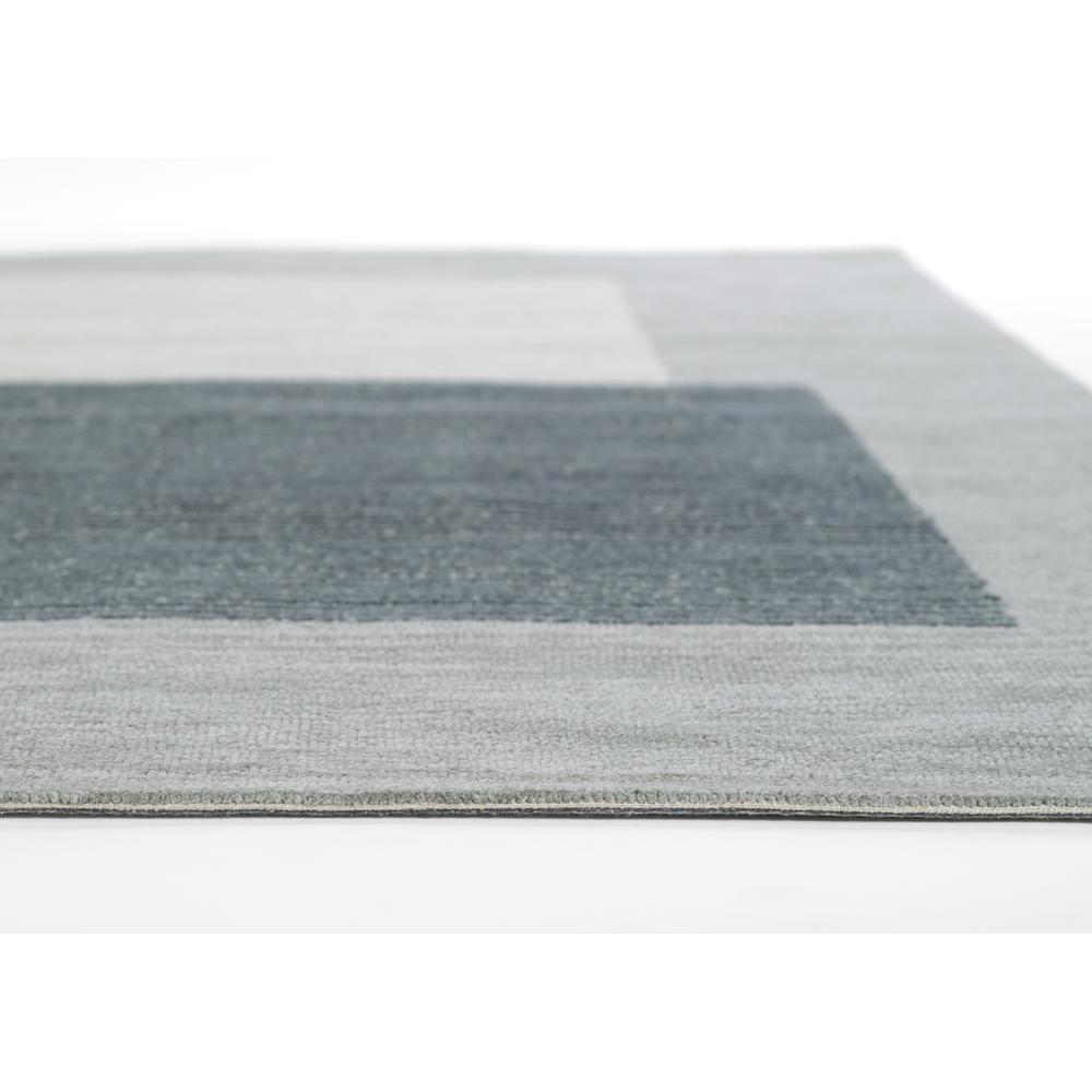 Contemporary Rectangle Area Rug, Blue, 5' X 8'. Picture 6