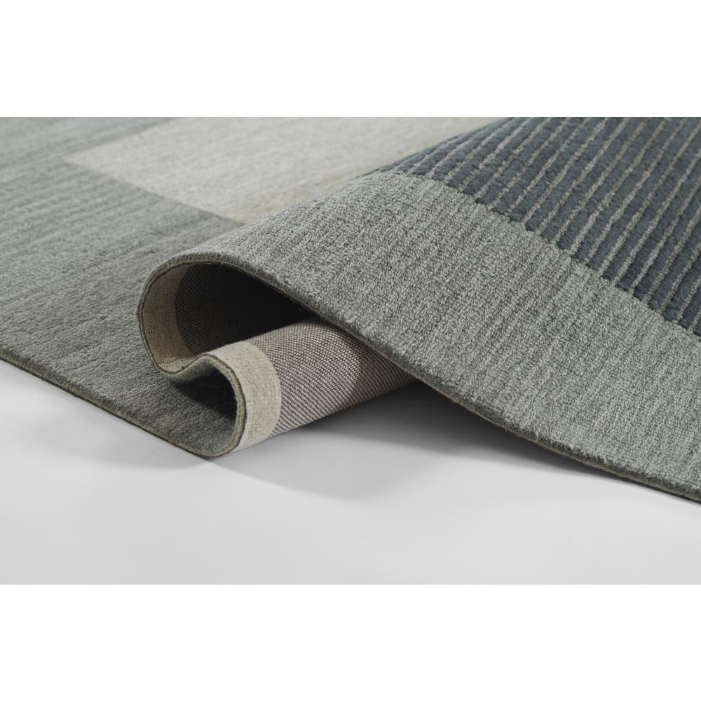 Contemporary Rectangle Area Rug, Blue, 5' X 8'. Picture 8