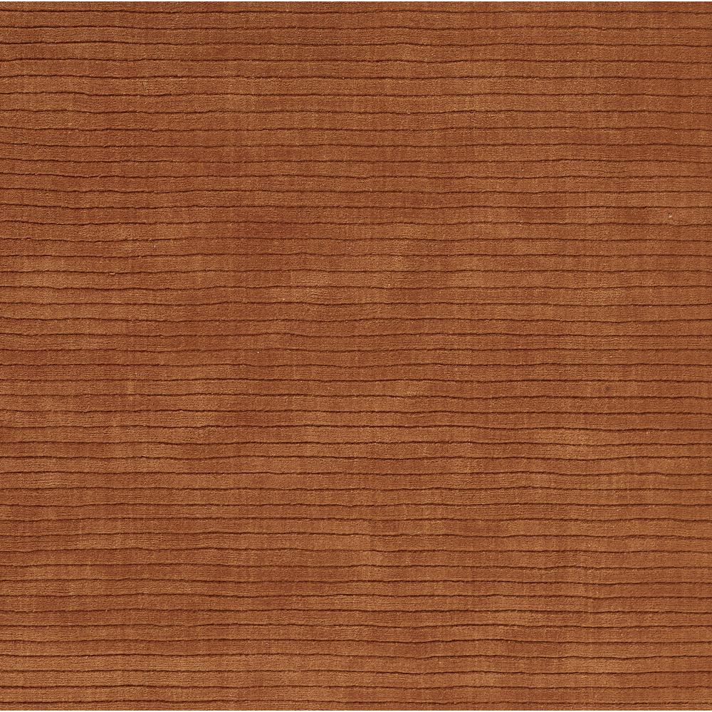 Contemporary Rectangle Area Rug, Rust, 9' X 12'. Picture 7