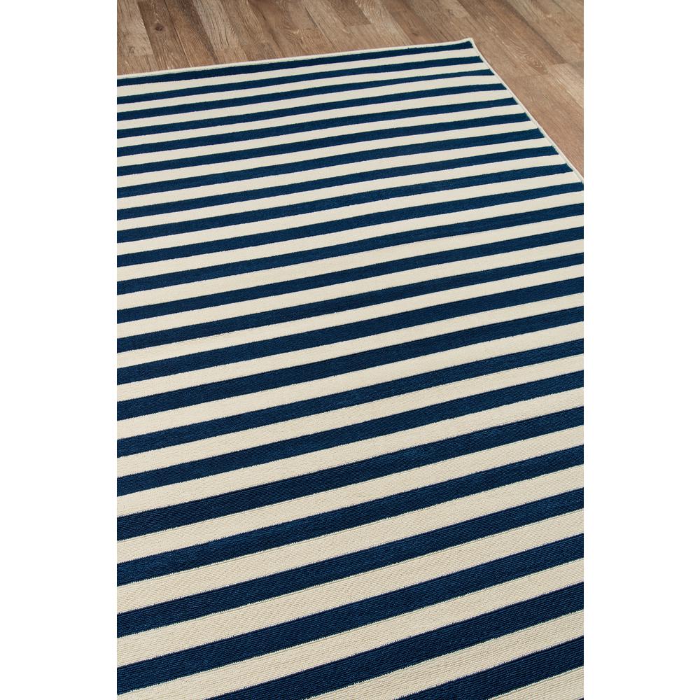 Contemporary Rectangle Area Rug, Navy, 3'11" X 5'7". Picture 2