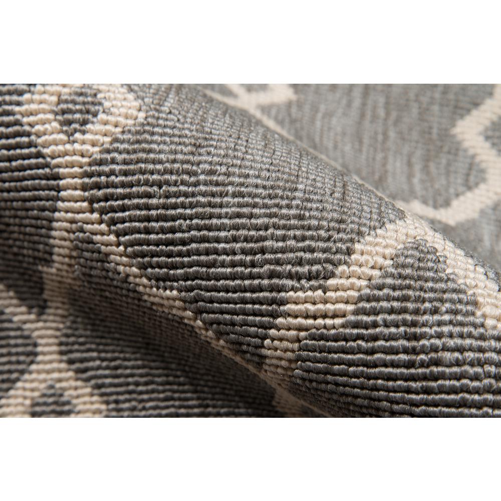 Contemporary Rectangle Area Rug, Grey, 3'11" X 5'7". Picture 4