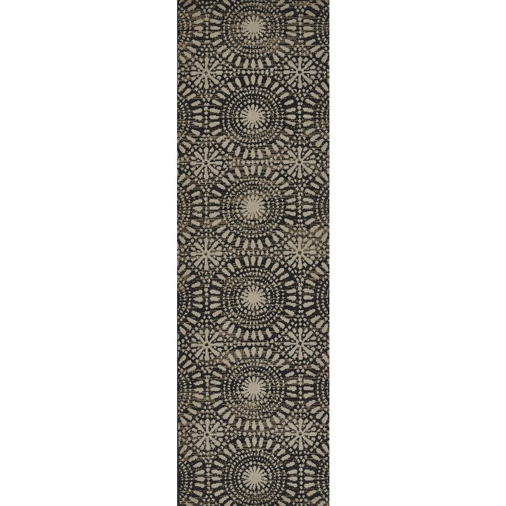 Transitional Rectangle Area Rug, Neutral, 3'11" X 5'7". Picture 5