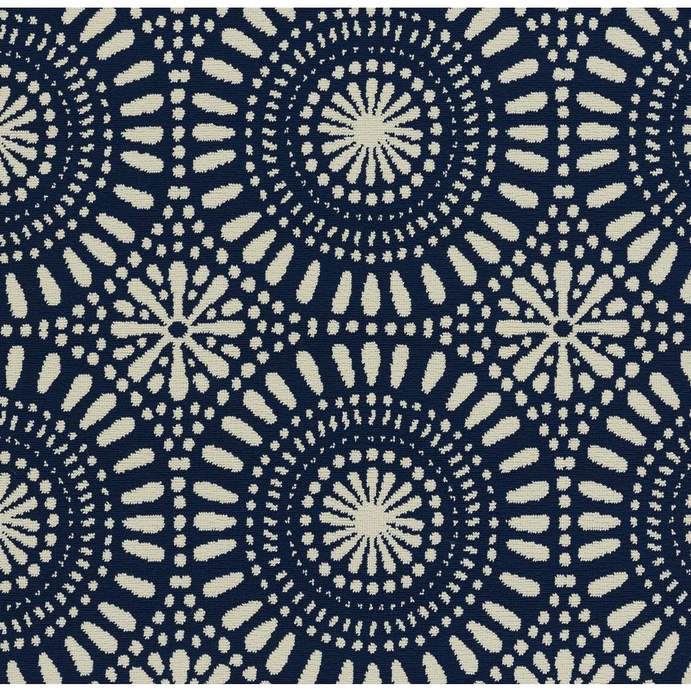 Transitional Rectangle Area Rug, Navy, 3'11" X 5'7". Picture 7