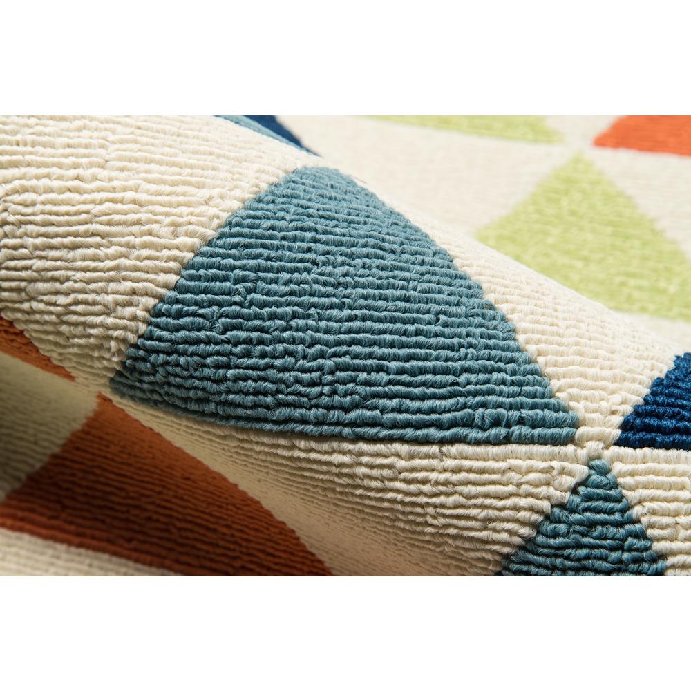 Contemporary Rectangle Area Rug, Multi, 3'11" X 5'7". Picture 4