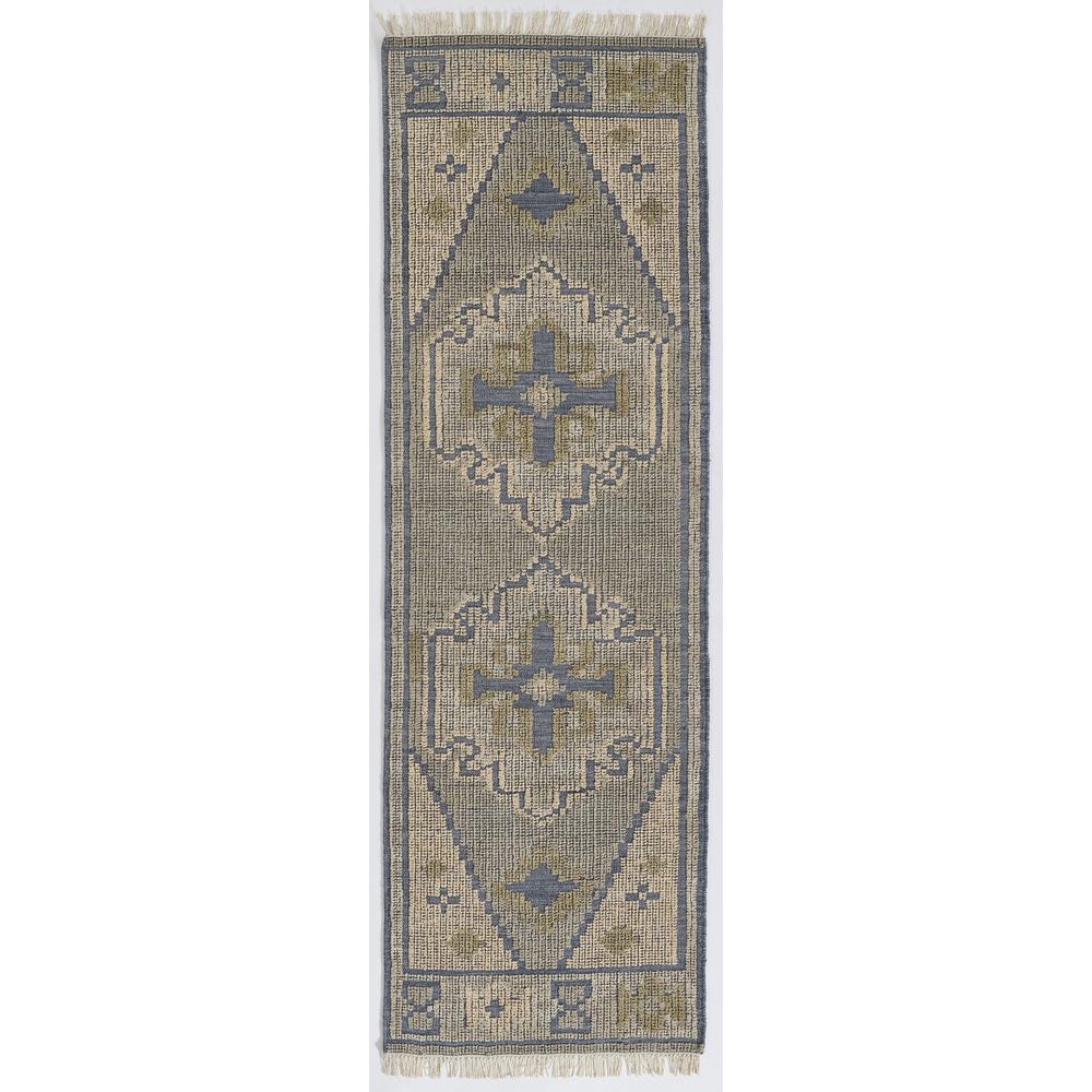 Traditional Rectangle Area Rug, Blue, 3'6" X 5'6". Picture 5