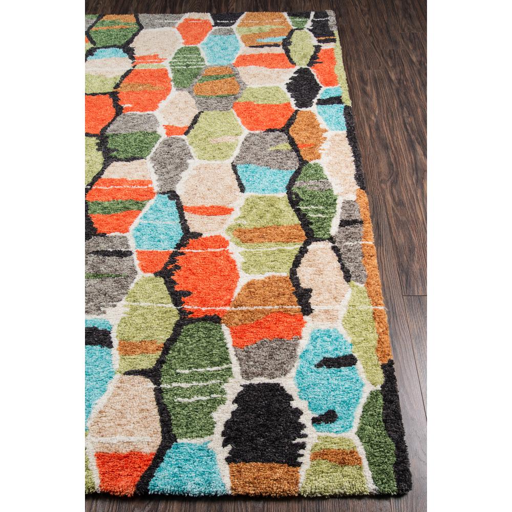 Modern Rectangle Area Rug, Multi, 7'6" X 9'6". Picture 2