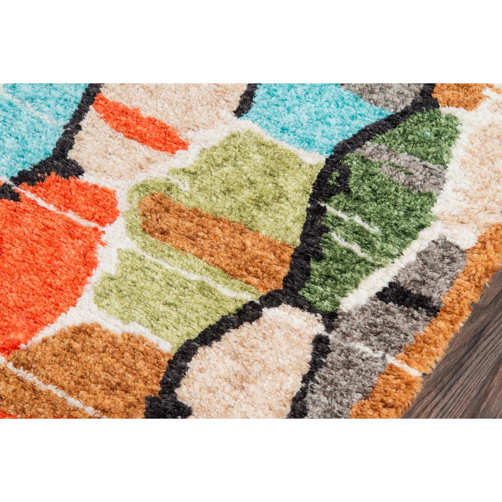 Modern Rectangle Area Rug, Multi, 7'6" X 9'6". Picture 3