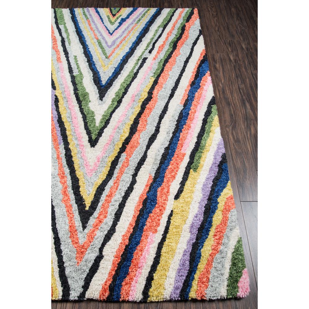 Modern Rectangle Area Rug, Multi, 7'6" X 9'6". Picture 2