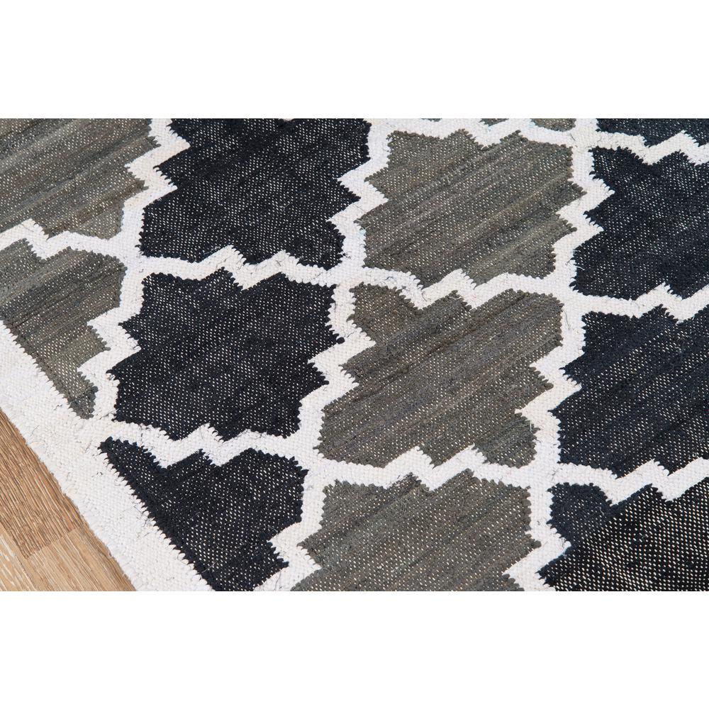 Contemporary Rectangle Area Rug, Charcoal, 3'3" X 5'3". Picture 3