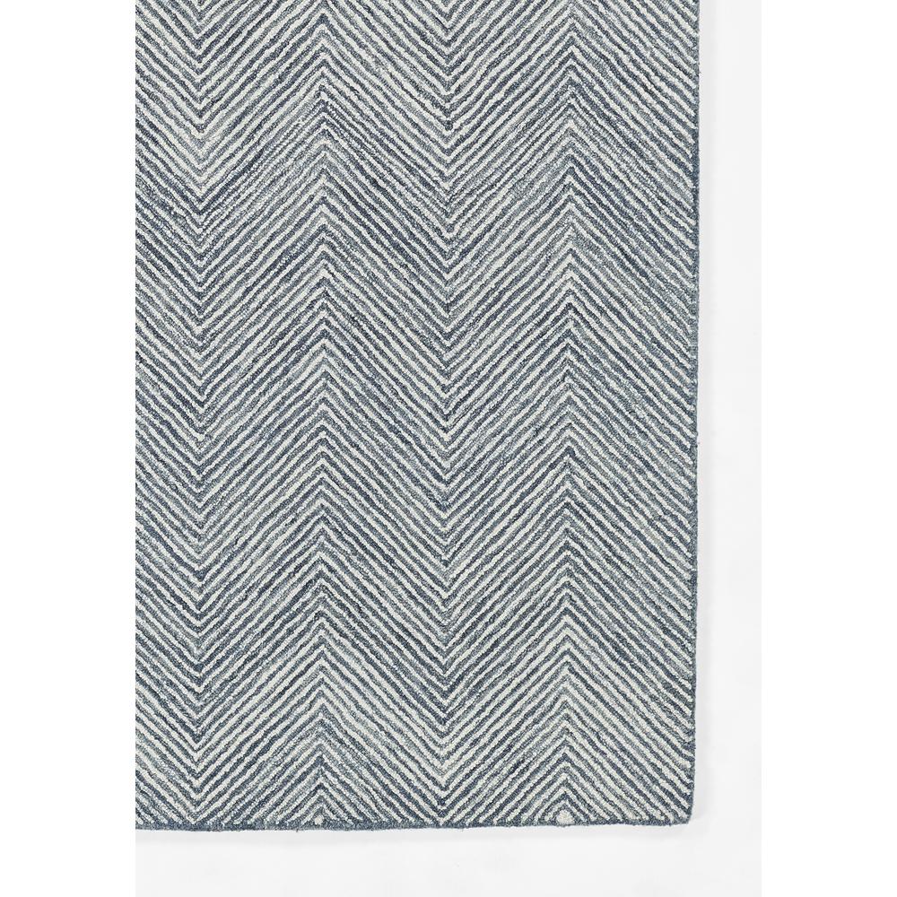 Contemporary Rectangle Area Rug, Denim, 5' X 8'. Picture 2