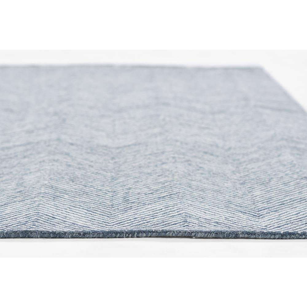 Contemporary Rectangle Area Rug, Denim, 5' X 8'. Picture 3