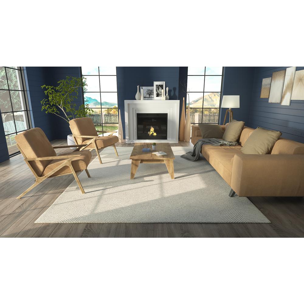 Contemporary Rectangle Area Rug, Taupe, 5' X 8'. Picture 15