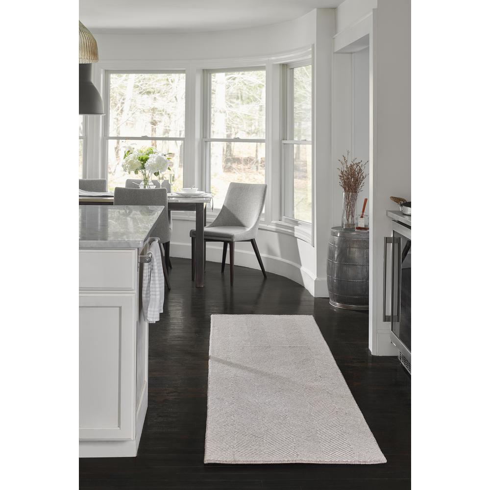 Contemporary Rectangle Area Rug, Taupe, 5' X 8'. Picture 10