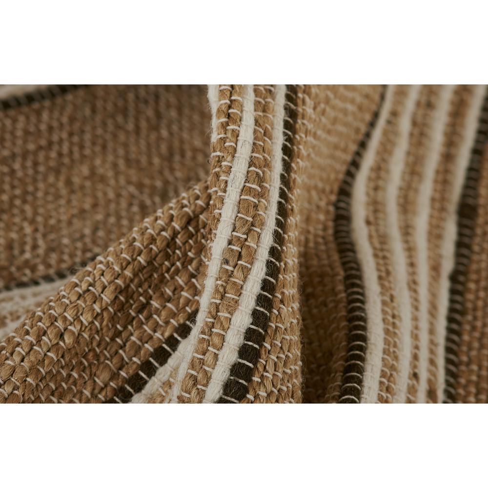 Contemporary Rectangle Area Rug, Brown, 5' X 8'. Picture 9