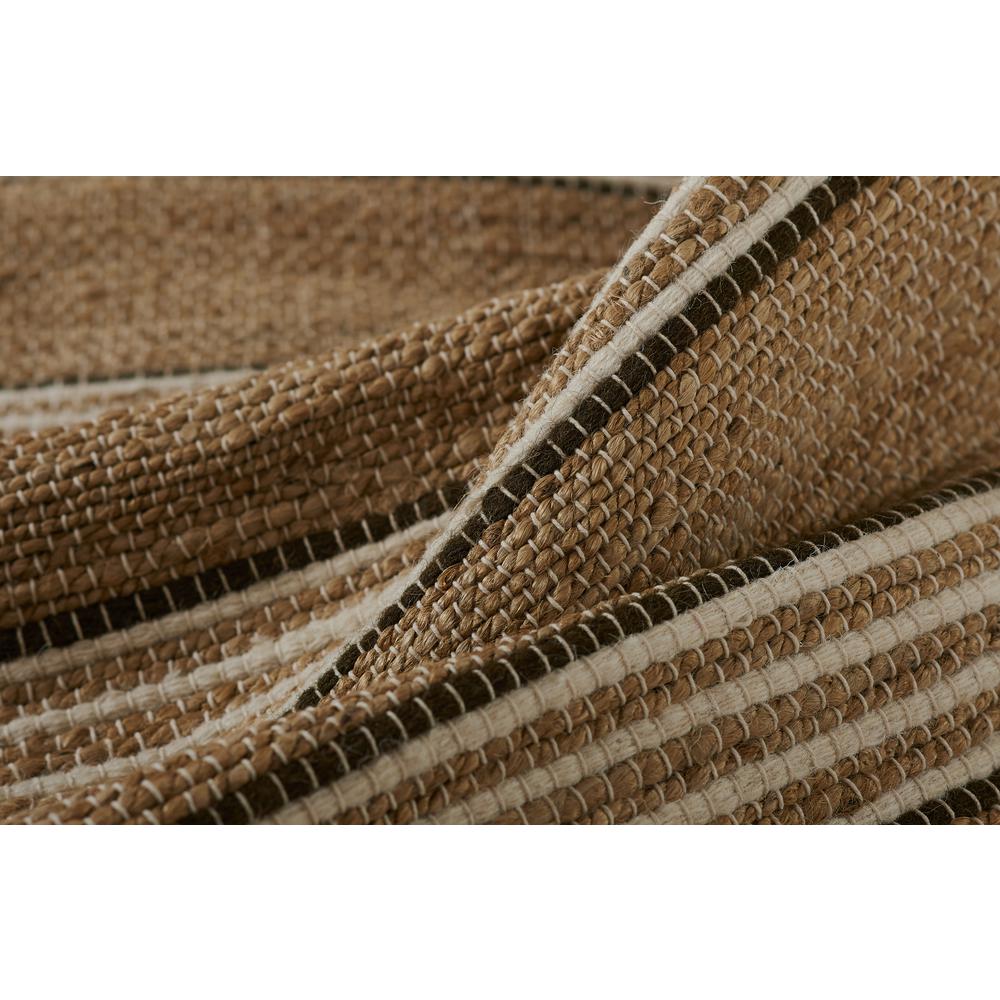 Contemporary Rectangle Area Rug, Brown, 5' X 8'. Picture 8