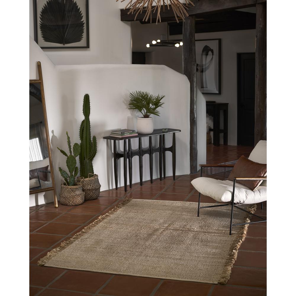 Contemporary Rectangle Area Rug, Natural, 6'6" X 9'. Picture 11