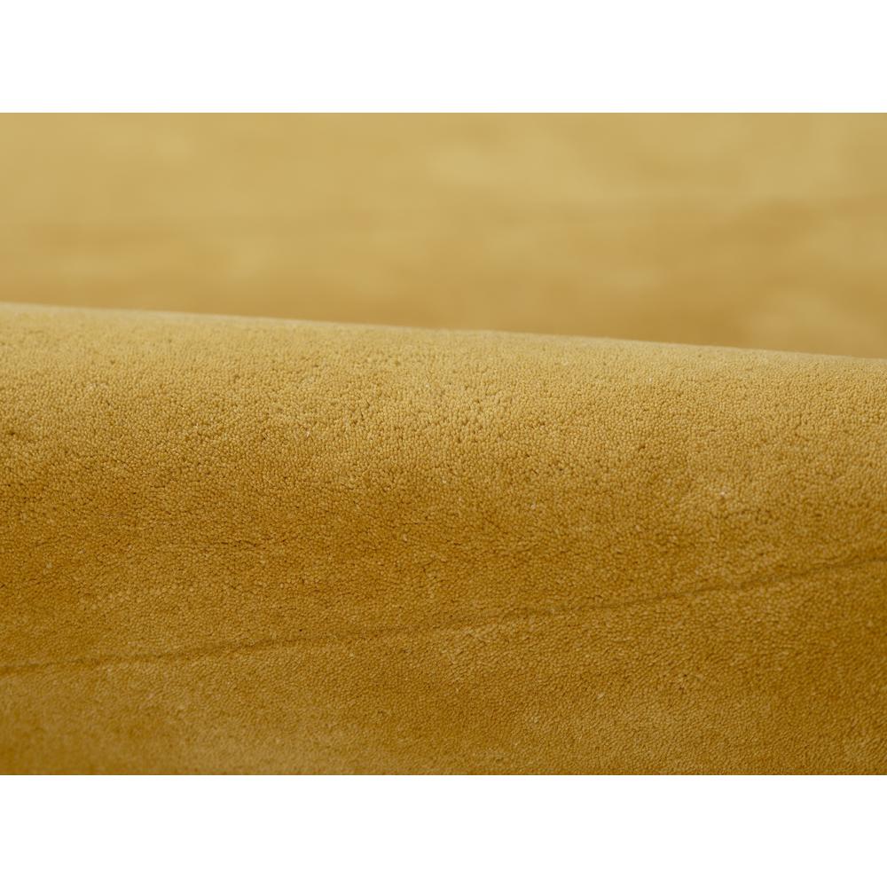 Contemporary Rectangle Area Rug, Tumeric, 9' X 12'. Picture 4