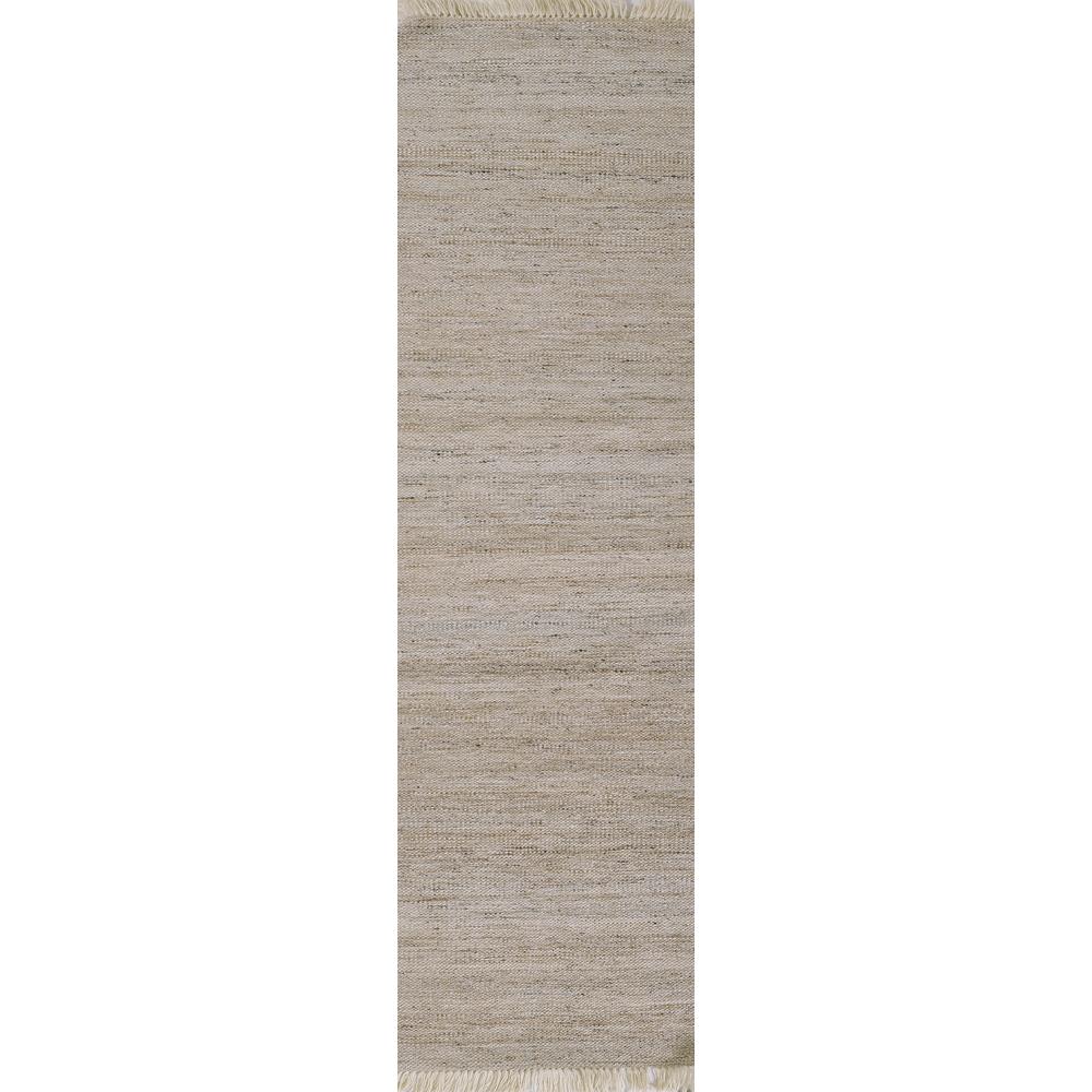 Contemporary Runner Area Rug, Natural, 2'3" X 8' Runner. Picture 5