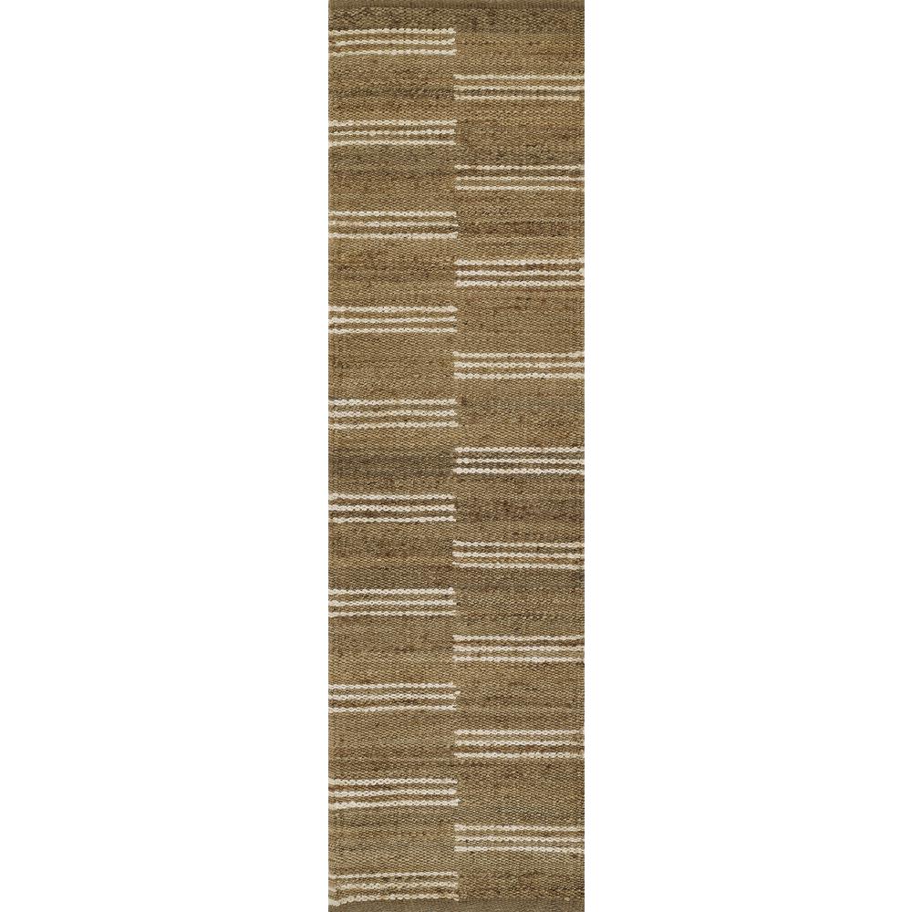 Contemporary Rectangle Area Rug, Natural, 5' X 8'. Picture 5