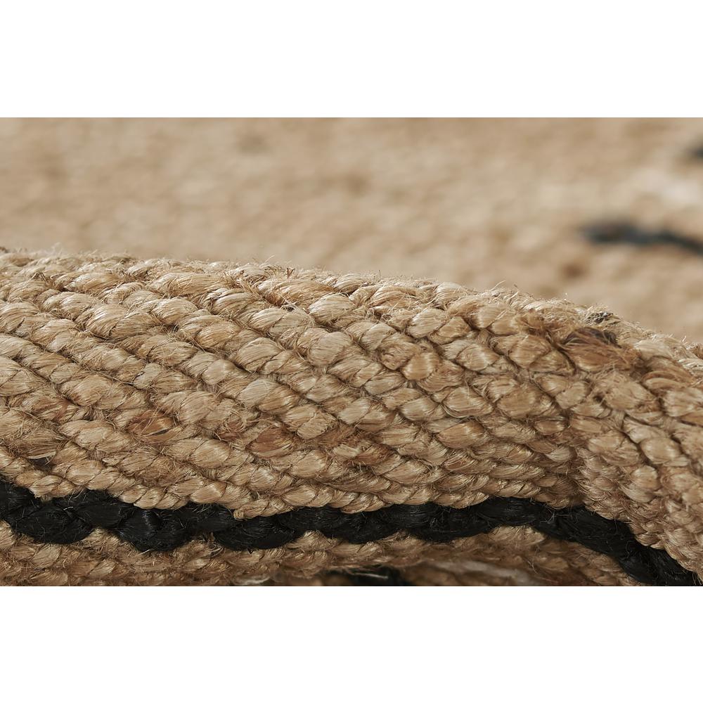 Contemporary Rectangle Area Rug, Natural, 5' X 8'. Picture 4