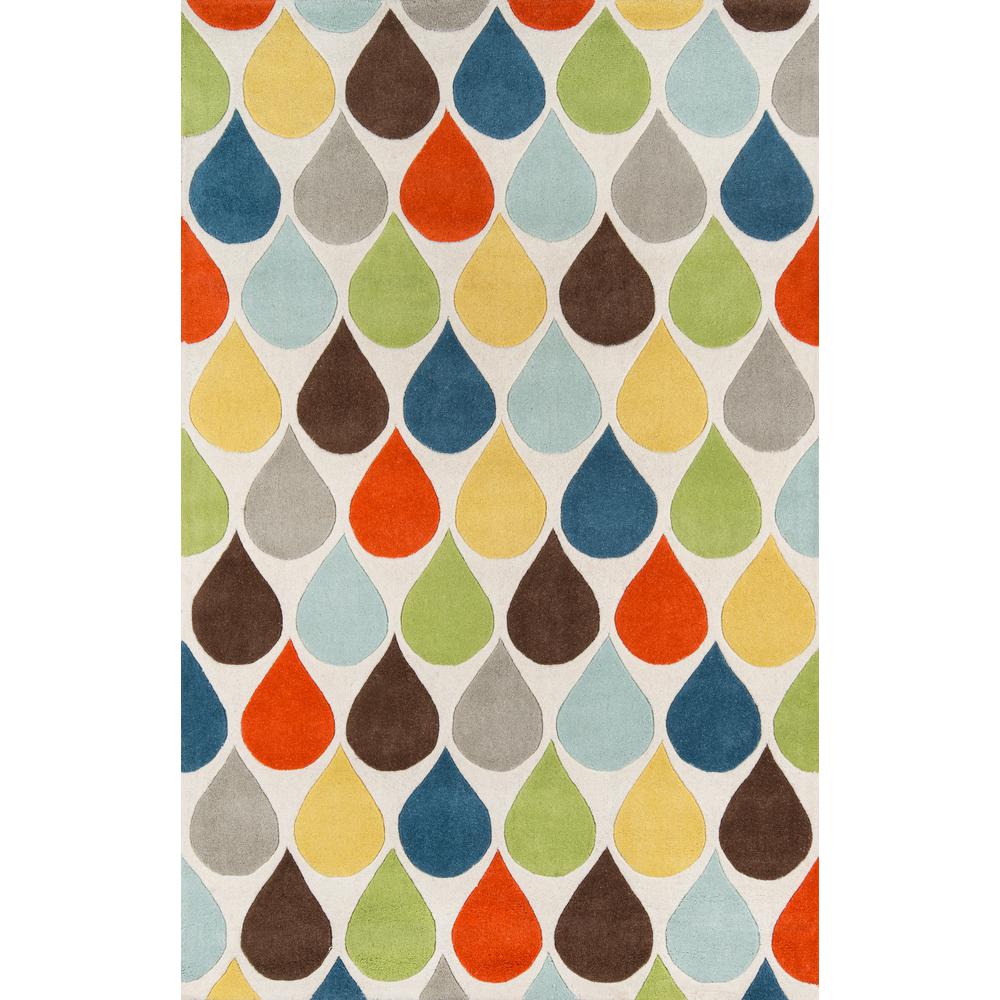 Contemporary Rectangle Area Rug, Multi, 8' X 10'. Picture 1