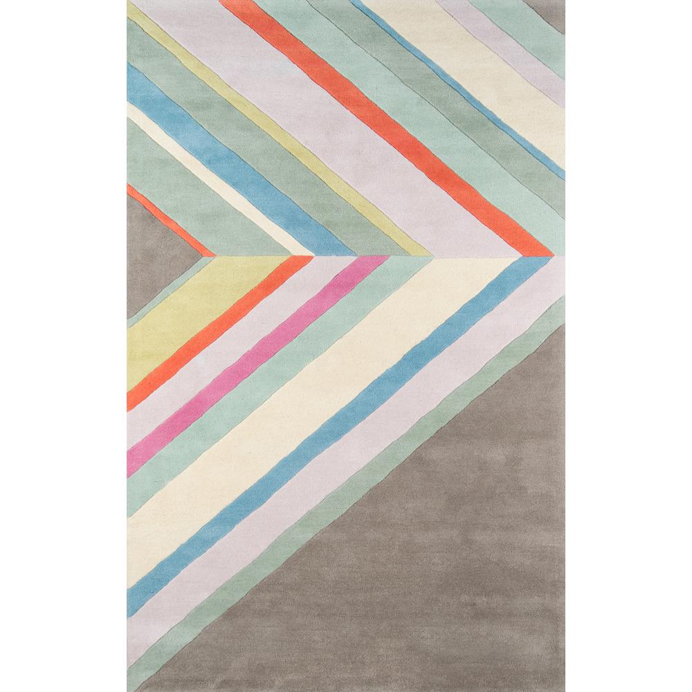 Contemporary Rectangle Area Rug, Grey, 8' X 10'. Picture 1