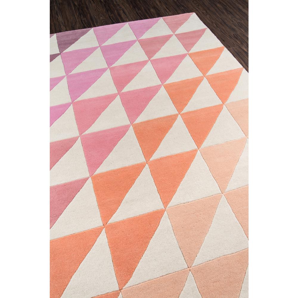 Modern Rectangle Area Rug, Pink, 8' X 10'. Picture 2