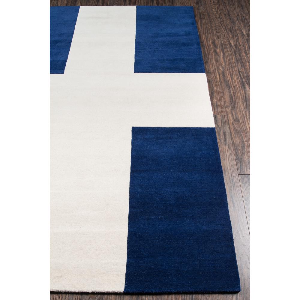 Contemporary Rectangle Area Rug, Navy, 8' X 10'. Picture 2