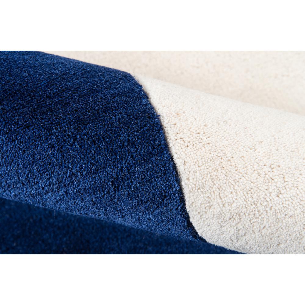 Contemporary Rectangle Area Rug, Navy, 8' X 10'. Picture 4