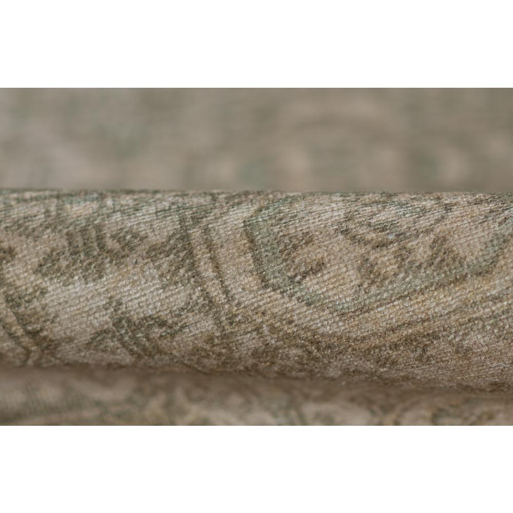 Traditional Rectangle Area Rug, Green, 3' X 5'. Picture 4