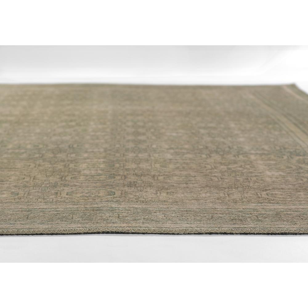 Traditional Rectangle Area Rug, Green, 3' X 5'. Picture 5