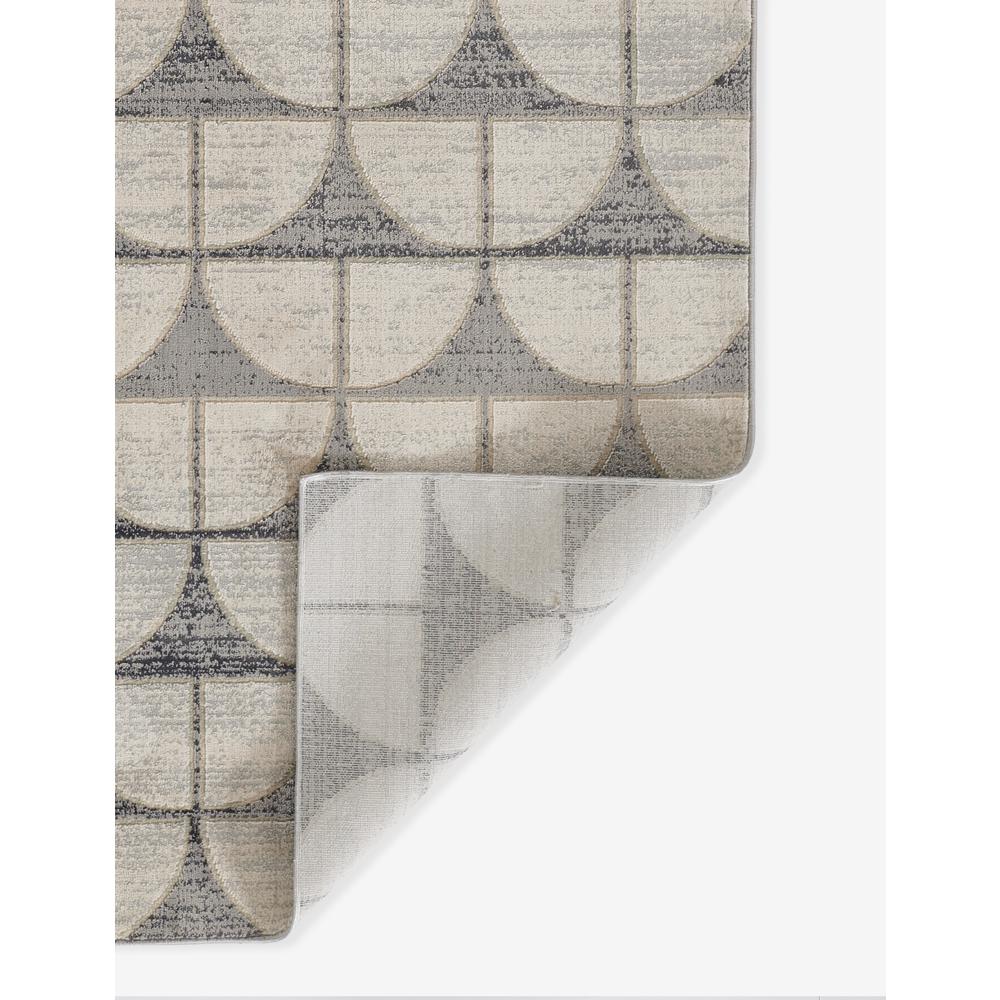 Contemporary Rectangle Area Rug, Charcoal, 5'1" X 7'7". Picture 2