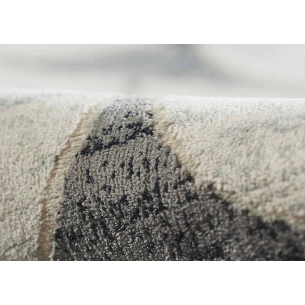 Contemporary Rectangle Area Rug, Charcoal, 5'1" X 7'7". Picture 3