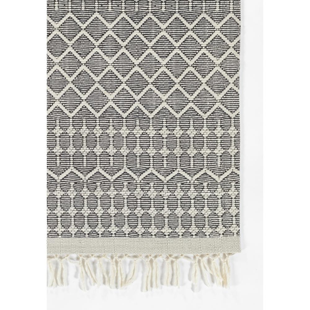 Contemporary Rectangle Area Rug, Black, 5' X 8'. Picture 2