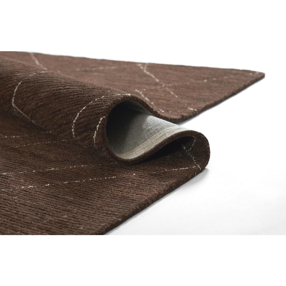 Contemporary Rectangle Area Rug, Brown, 8' X 10'. Picture 10