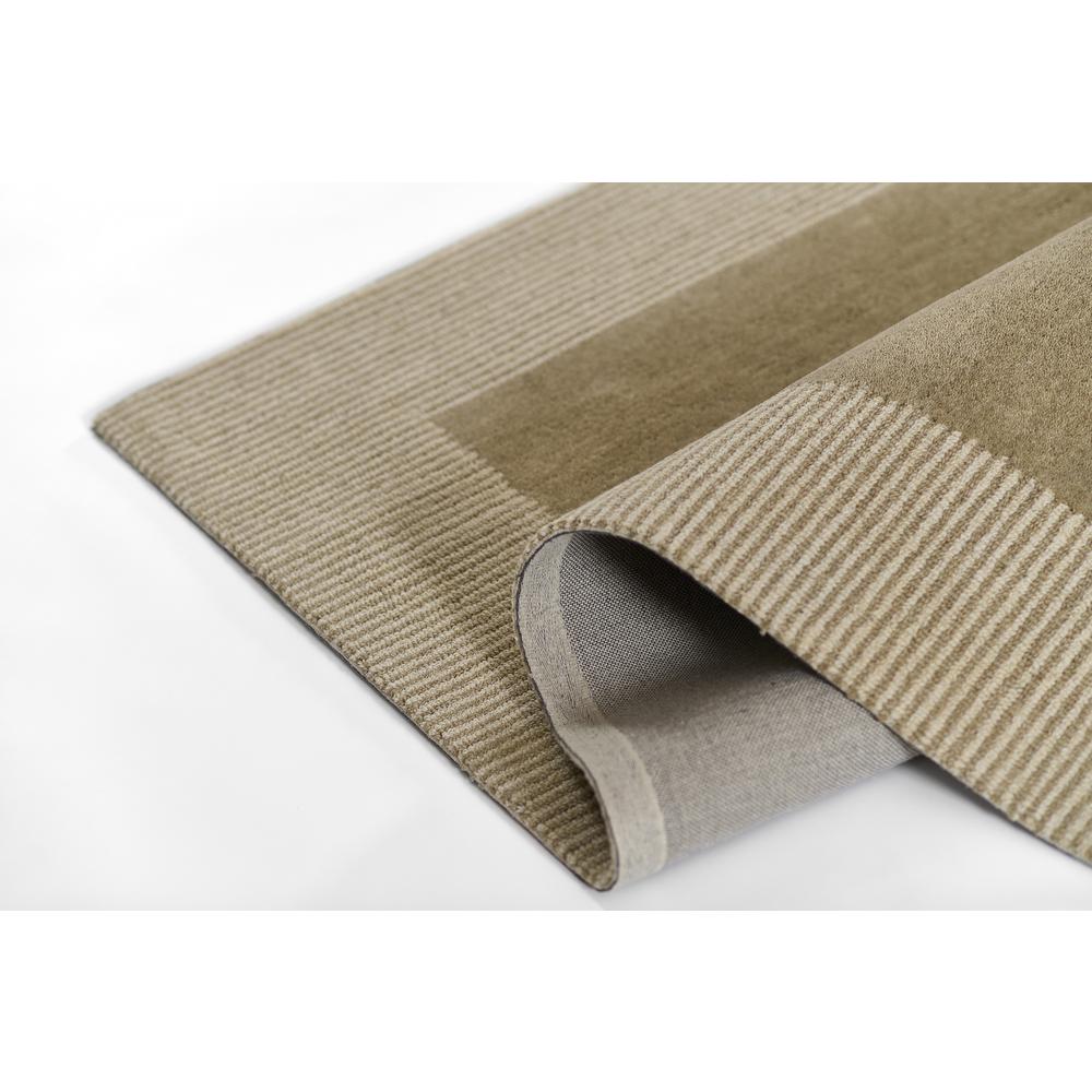 Contemporary Rectangle Area Rug, Taupe, 8' X 10'. Picture 6