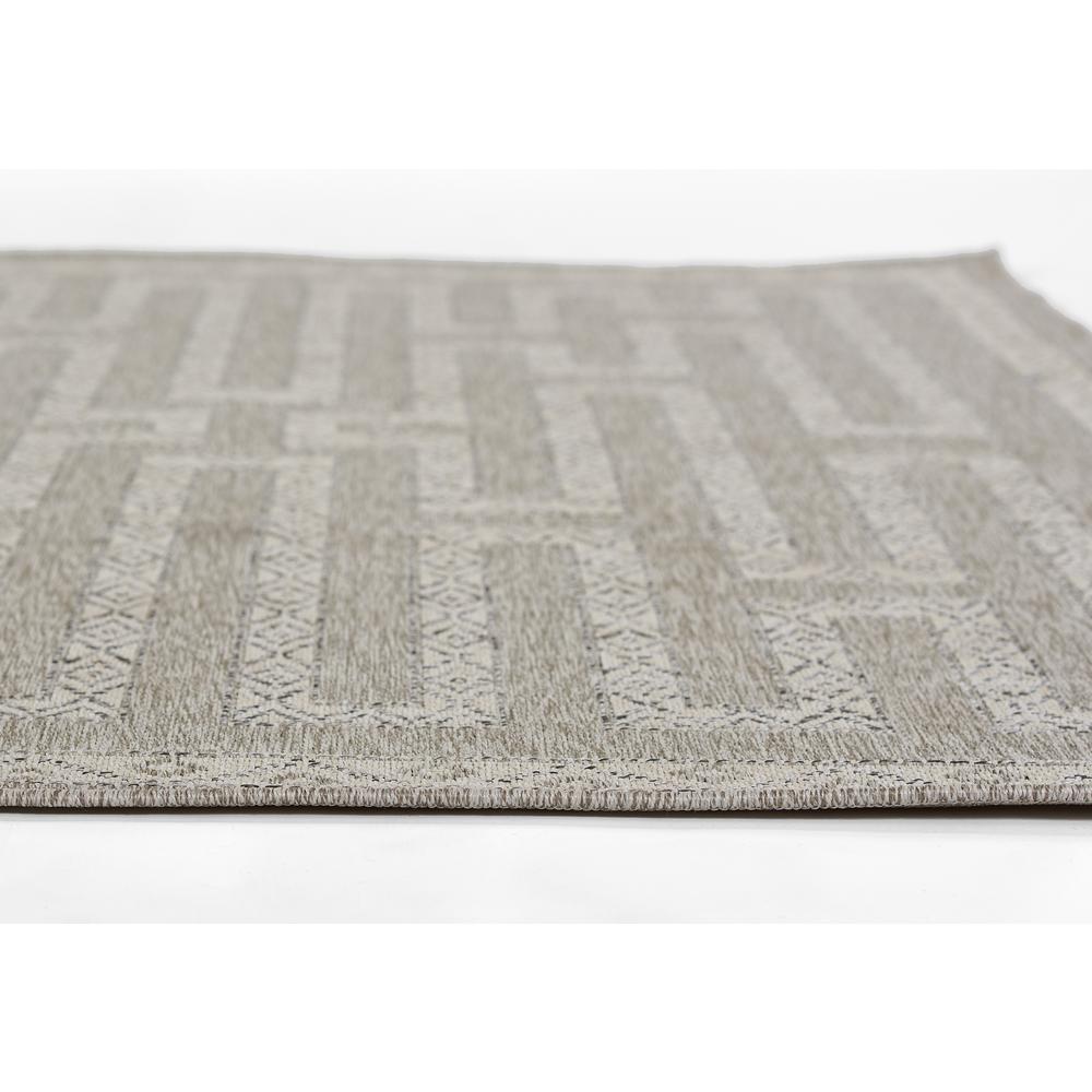 Transitional Rectangle Area Rug, Grey, 4'1" X 6'. Picture 3