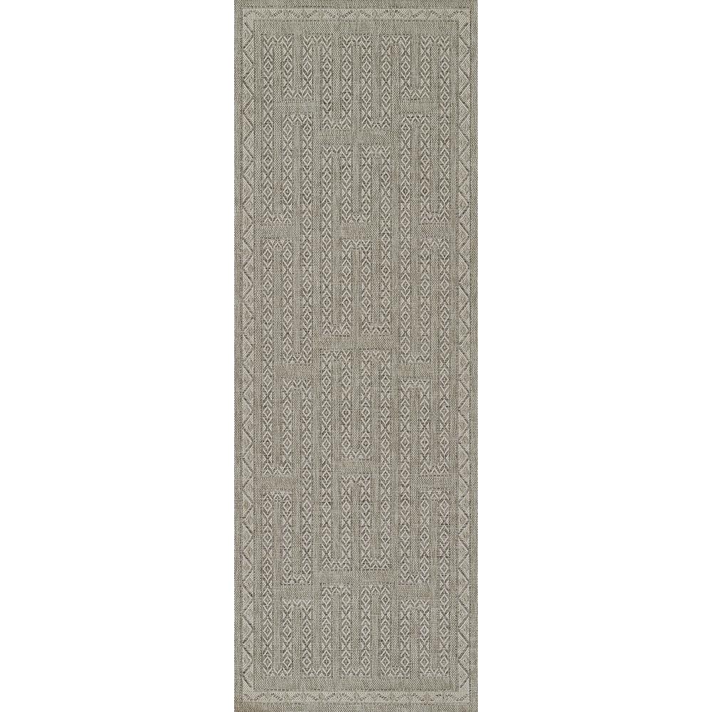 Transitional Rectangle Area Rug, Grey, 4'1" X 6'. Picture 5