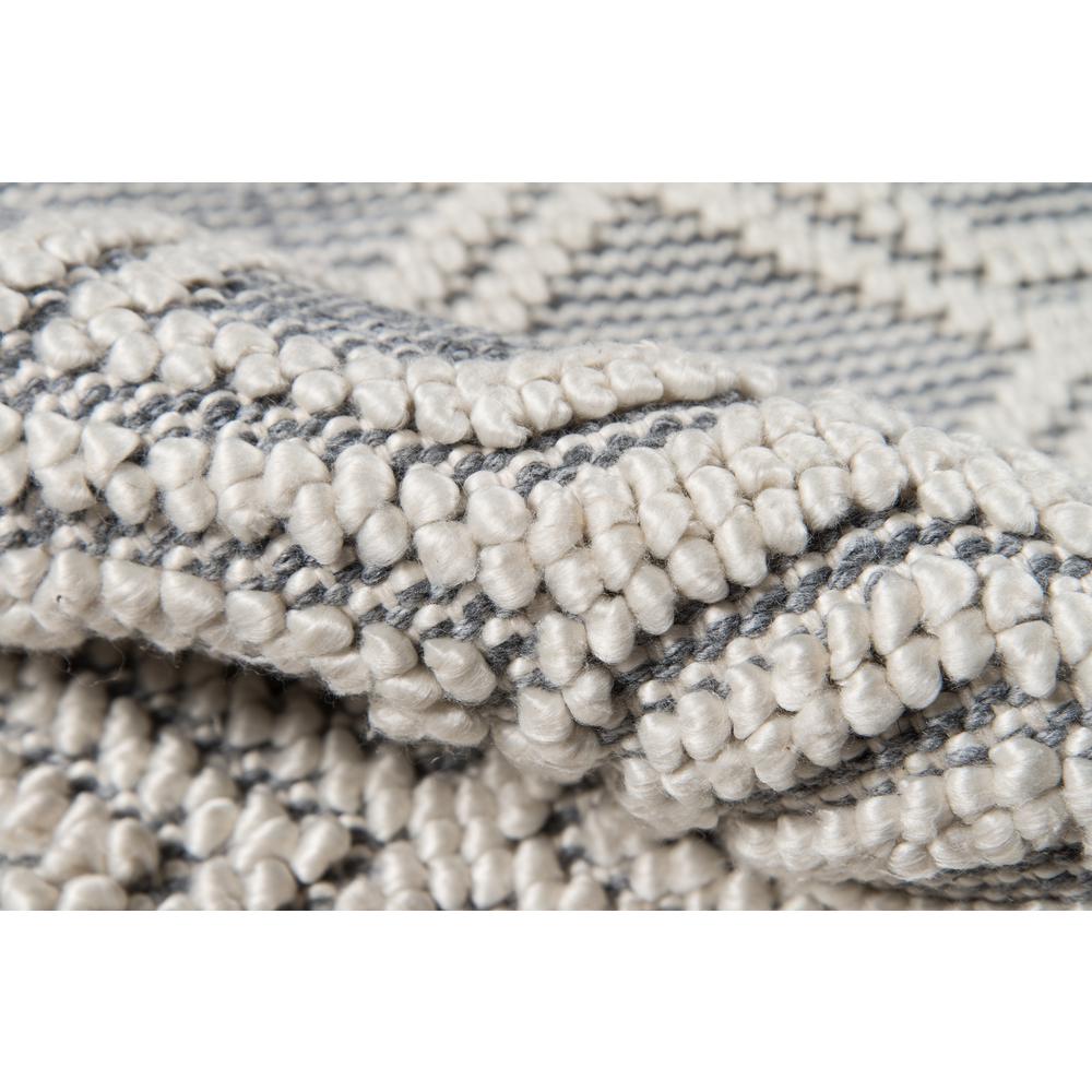 Contemporary Rectangle Area Rug, Grey, 5' X 8'. Picture 4