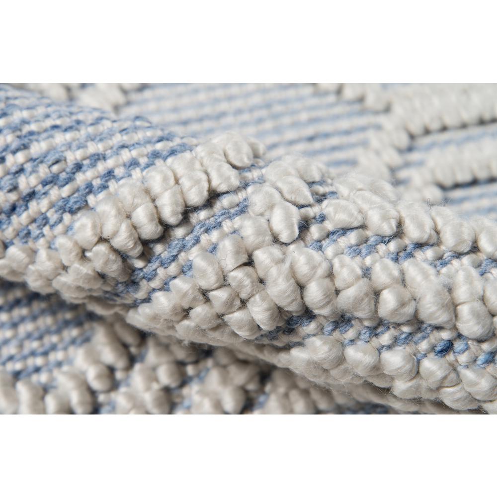 Contemporary Rectangle Area Rug, Light Blue, 5' X 8'. Picture 4
