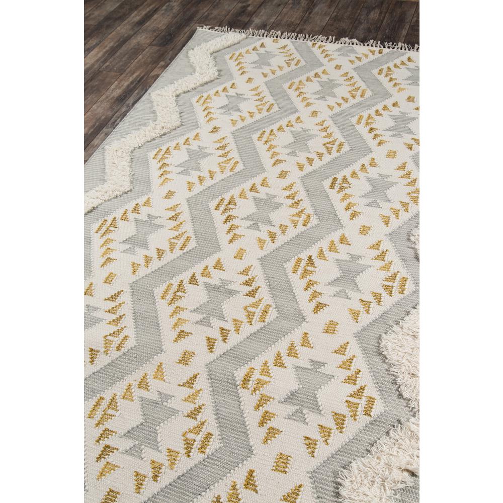 Contemporary Rectangle Area Rug, Grey, 5' X 7'. Picture 2