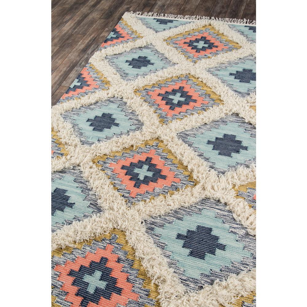 Contemporary Rectangle Area Rug, Multi, 5' X 7'. Picture 2