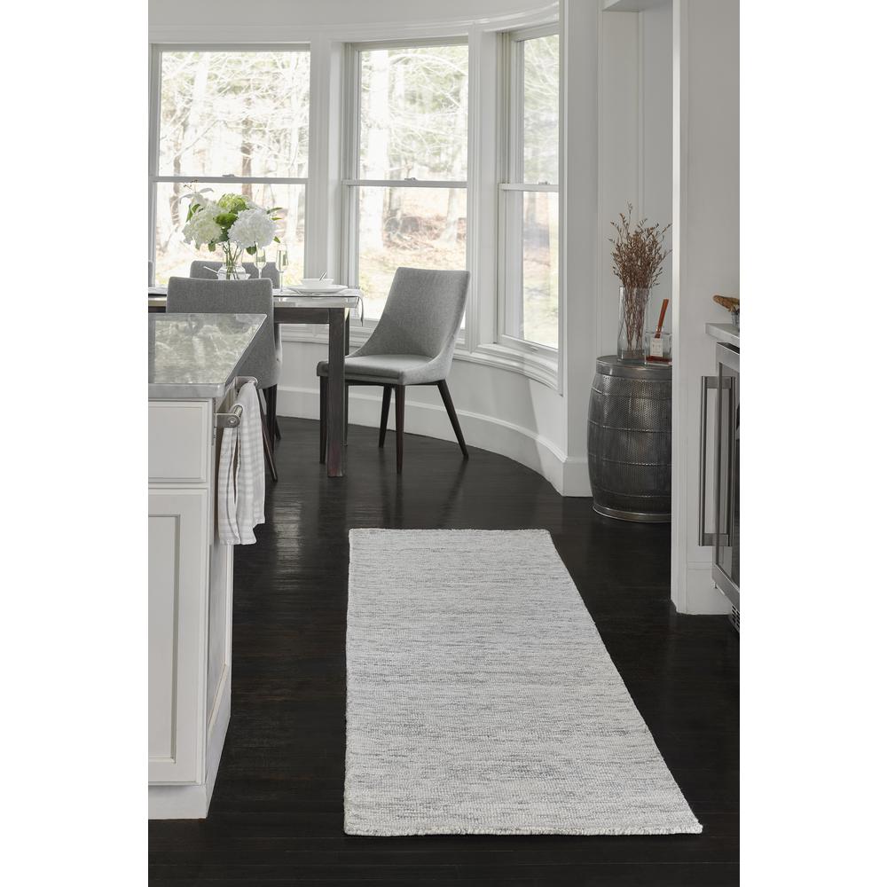Contemporary Rectangle Area Rug, Light Grey, 3'6" X 5'6". Picture 9