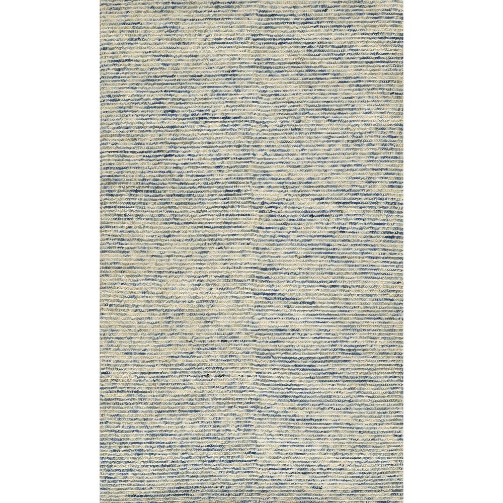 Contemporary Rectangle Area Rug, Blue, 5' X 8'. Picture 1