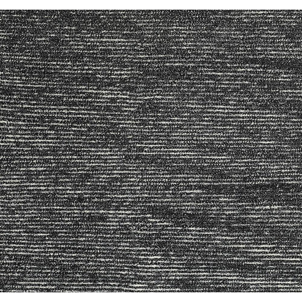 Contemporary Rectangle Area Rug, Charcoal, 5' X 8'. Picture 8
