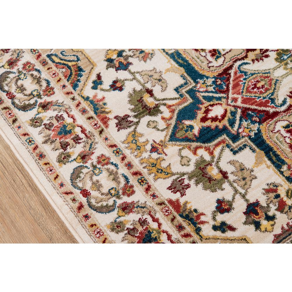 Traditional Round Area Rug, Ivory, 5' X 5' Round. Picture 3
