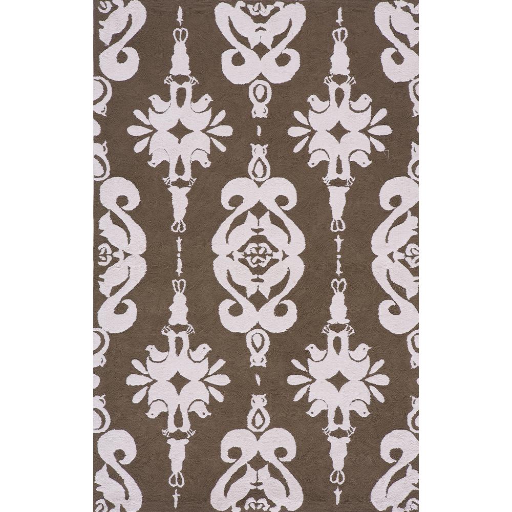 Contemporary Rectangle Area Rug, Soft Pink, 5' X 7'. Picture 1